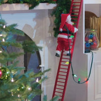 Climbing Santa(White Ladder)