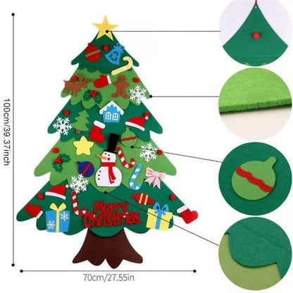 DIY Felt Christmas Tree Set