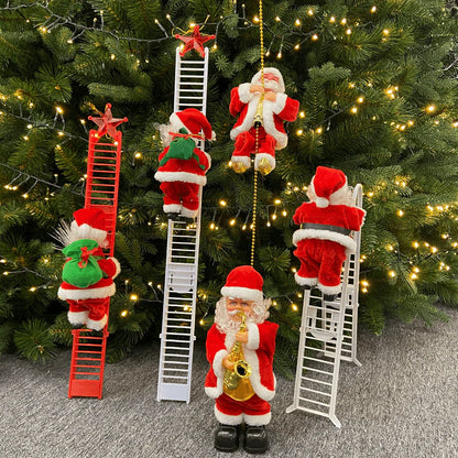 Electric Climbing Santa