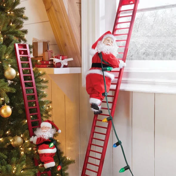 Electric Climbing Santa