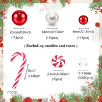 Christmas SET A( red and white 9-11mm*6000pcs )