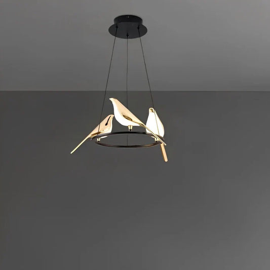 Bird Led Chandelier